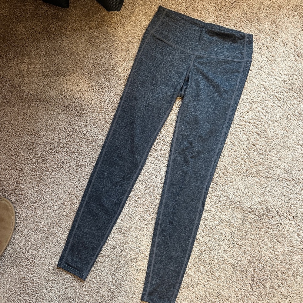 Athleta Gray High-Waisted Leggings
